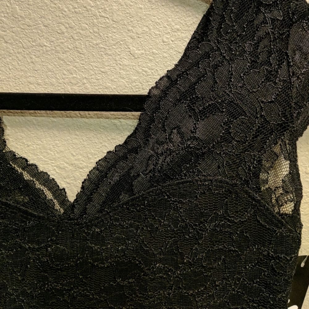 Black Lace Dress - Picture 2 of 4